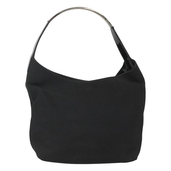 GUCCI Shoulder Bag Nylon Metal Black Silver 001 001 - Picture 3 of 12